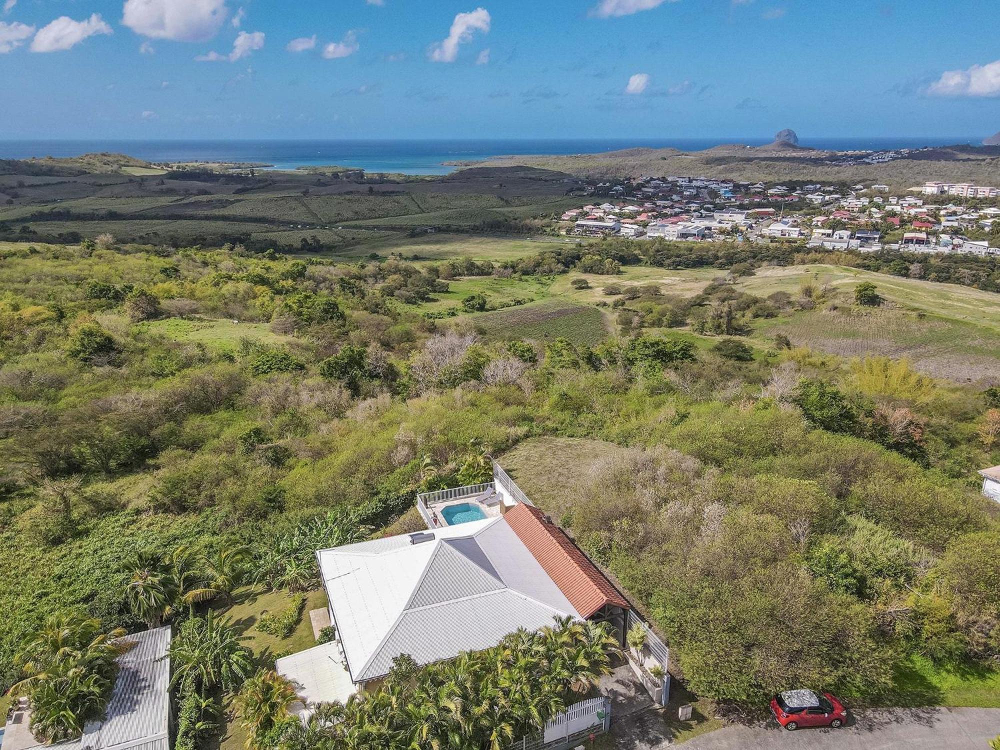 Villa Carib Turquoise : 4 Ch, Grande Piscine, Vue Sur Sainte-Lucie Riviere-Salee Exteriör bild
